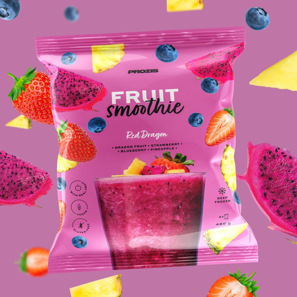 4 x Obst-Smoothie - Red Dragon 120 g