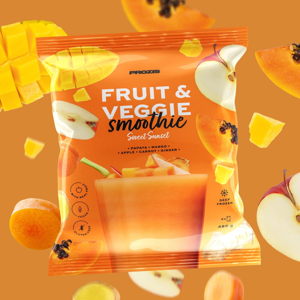 4 x Gemüse-Obst-Smoothie - Sweet Sunset 120 g