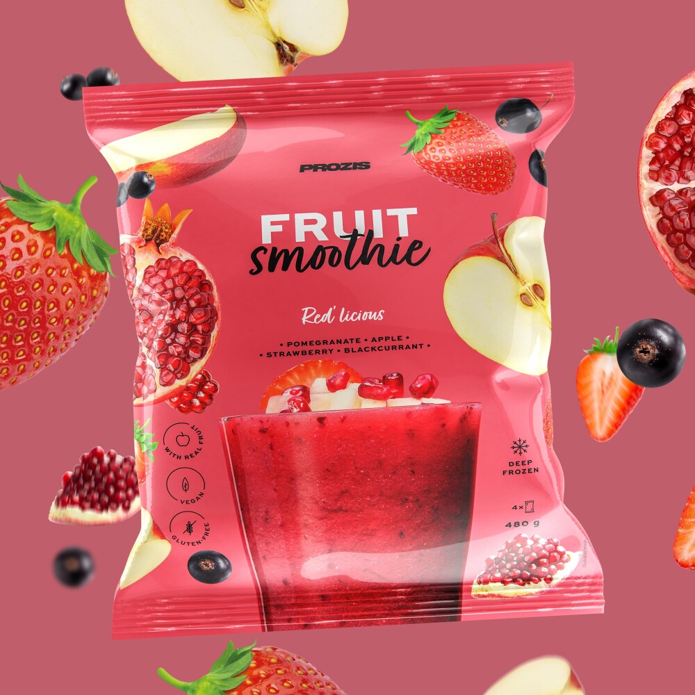4 x Batido de frutas - Red'licious 120 g