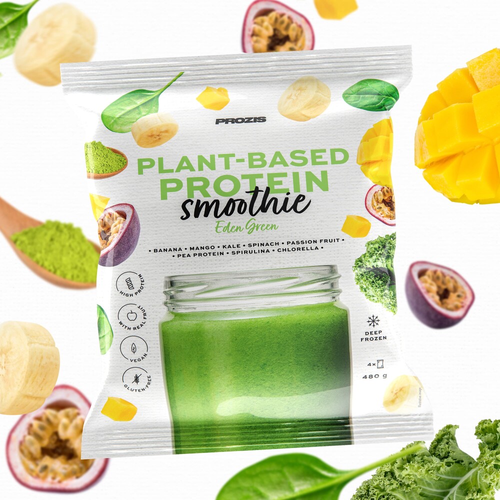 4 x Smoothie Protéiné Plant-based - Eden Green 120 g
