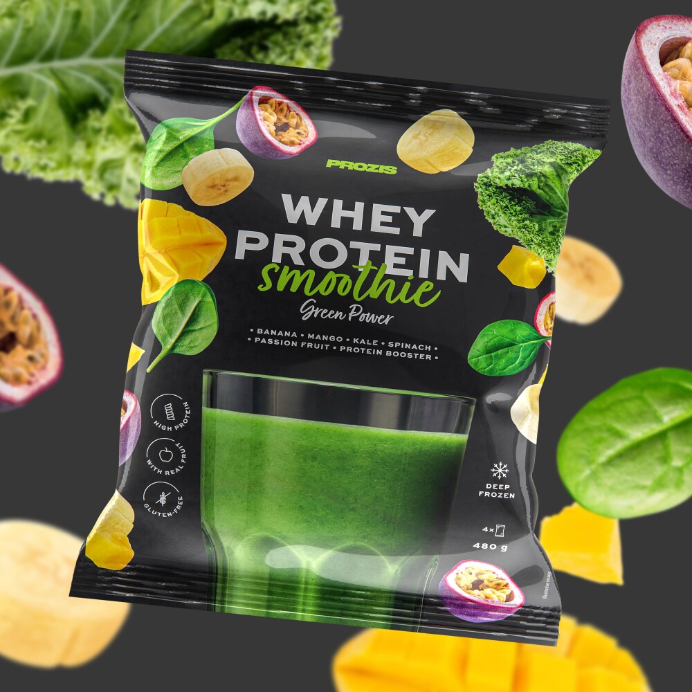 4 x Whey-Protein-Smoothie - Green Power 120 g
