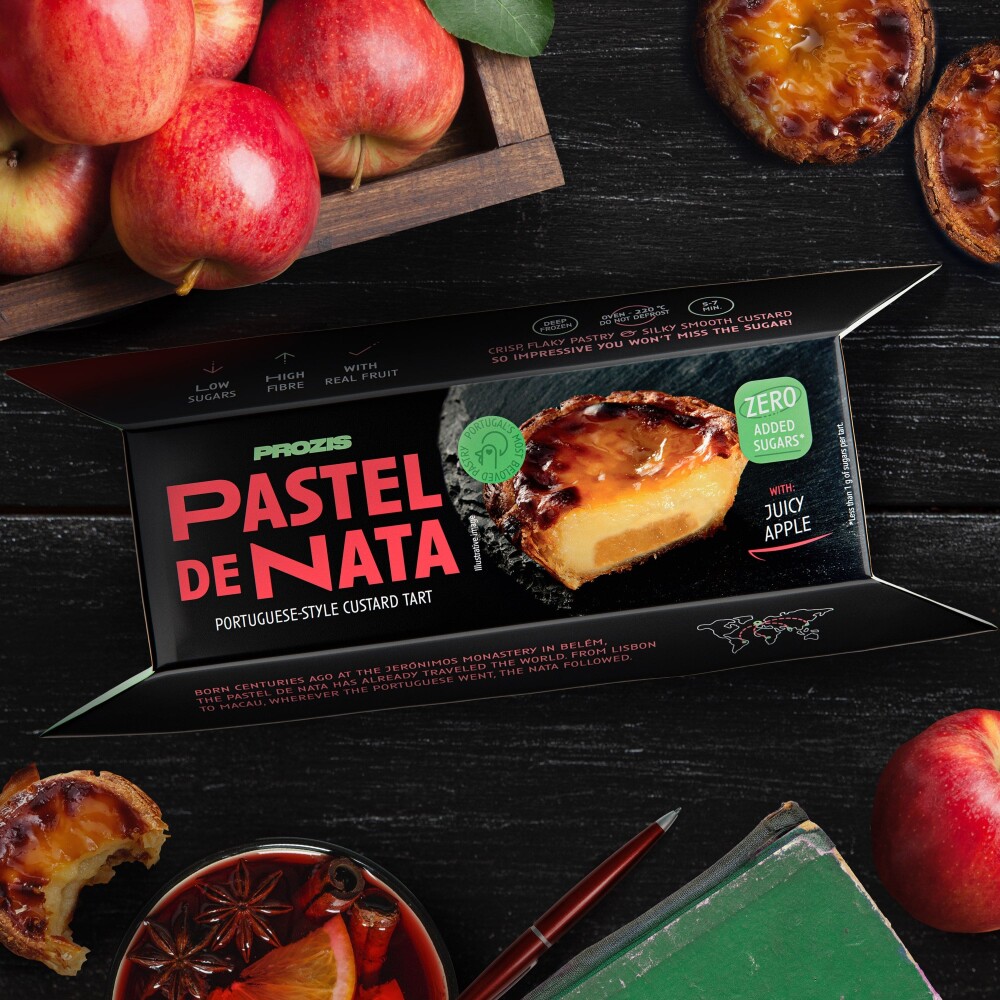 4 x Pastel de Nata - Portuguese Custard Tart ZERO - Apfel