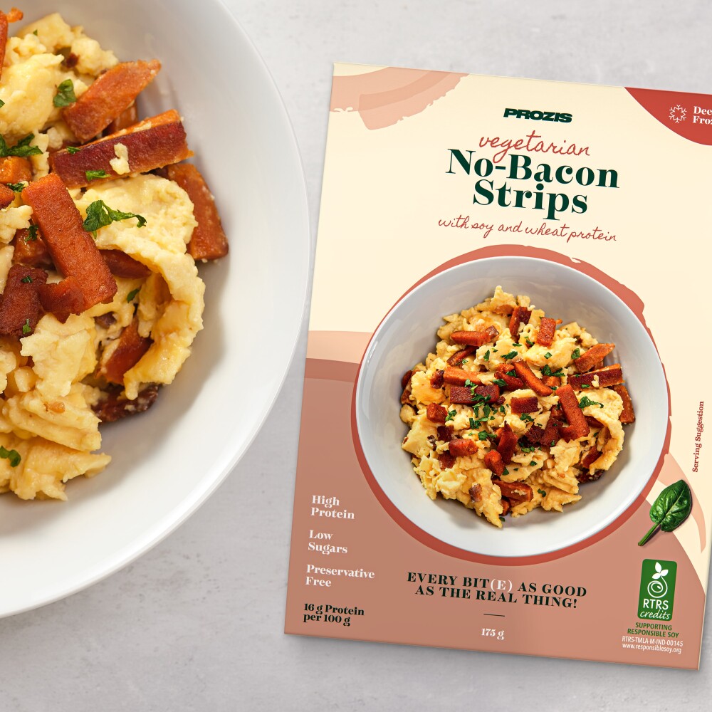 Vegetarian No-Bacon Strips 175g