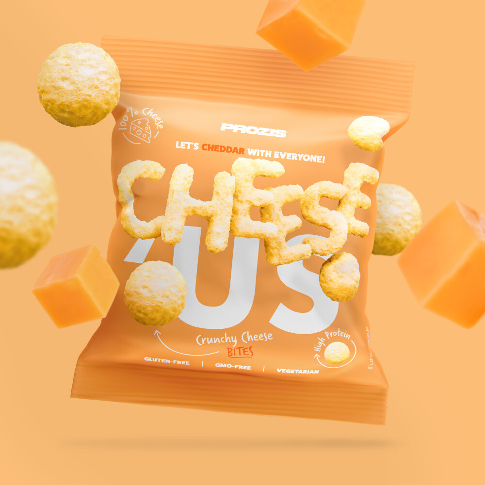 Cheese'Us - Knusprige Käsesnacks - Cheddar