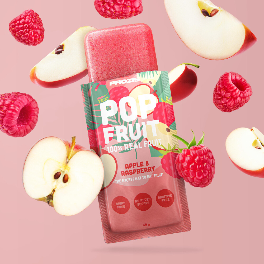 5 x PopFruit - Manzana y frambuesa