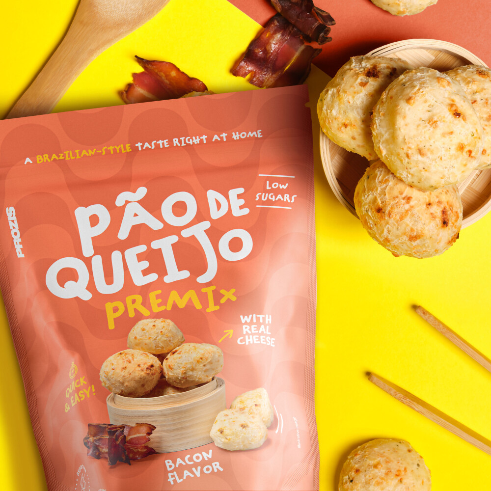 Pão de Queijo - Cheese Bread Premix - Bacon 250 g