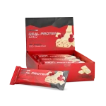 Real Protein Bar - Cioccolato Bianco e lamponi x 8