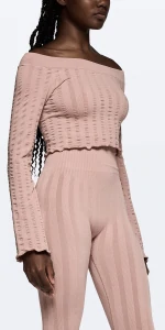 Good Karma LS Crop Top