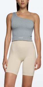 Adorable One Shoulder Crop Top