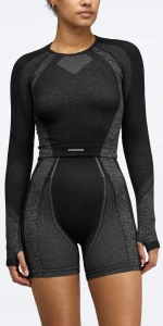 Crop Top à Manches Longues Roadrunner