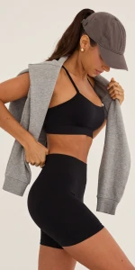 Athleisure Mid-Waist Shorts