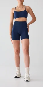 Pantalón Corto de Tiro Alto Athleisure