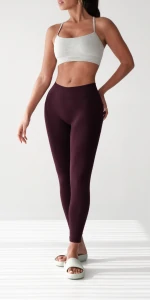 Athleisure Leggings mit niedrigem Bund