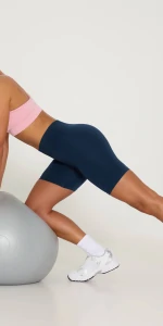 Short de Cycliste Taille Mi-Haute Athleisure