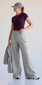 Athleisure P Wide Leg Joggers