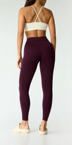 Athleisure Leggings mit mittelhohem Bund