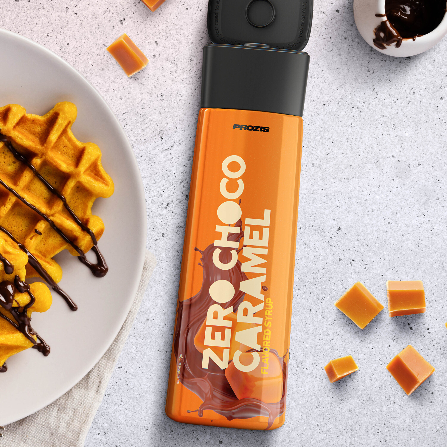 Zero Schokoladen- und Karamell-Sirup 355 g