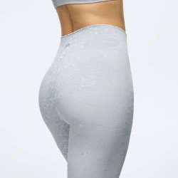 Leggings de Cintura Média Glitch