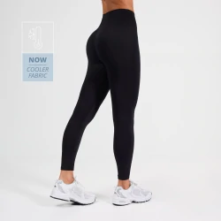 Athleisure Leggings mit mittelhohem Bund