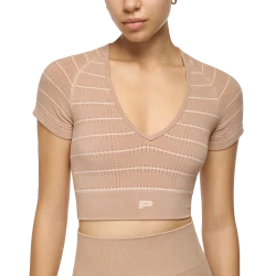 Bamboo Bliss Crop T-Shirt