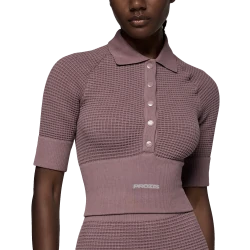 Wonderful Waffle Crop Top