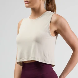 Athleisure Bauchfreies Top