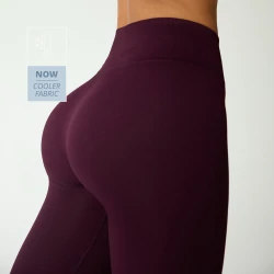 Athleisure Leggings mit mittelhohem Bund