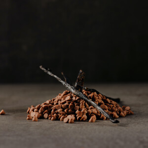 Βανίλια και κομμάτια σοκολάτας