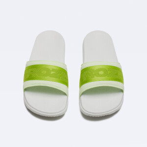 Recycled White / Neon Green