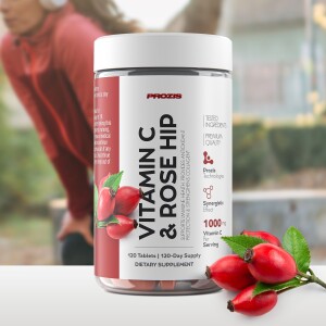 Vitamin C 1000 mg + Rose Hip 120 tablets