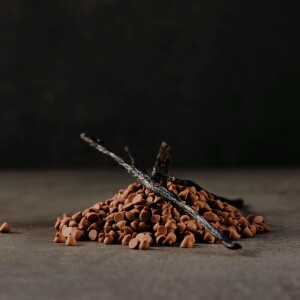 Βανίλια και κομμάτια σοκολάτας