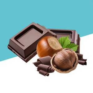 Schokolade und Haselnuss