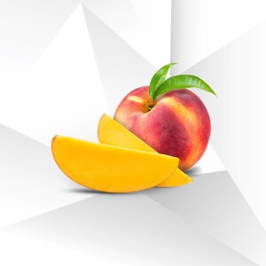 Mango und Pfirsich