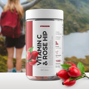 Vitamin C 1000 mg + Rose Hip 360 tabs
