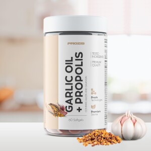 Knoblauchöl + Propolis 500 mg 60 Weichkapseln