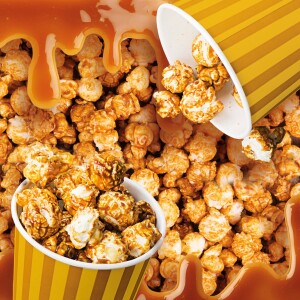 Karamellisiertes Popcorn