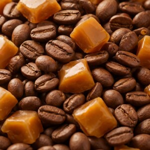 Kaffee und Karamell