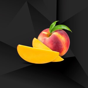 Mango und Pfirsich