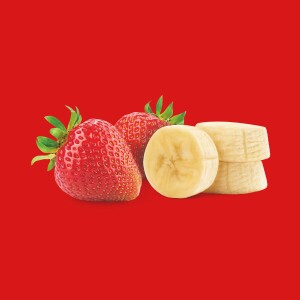 Erdbeer und Banane