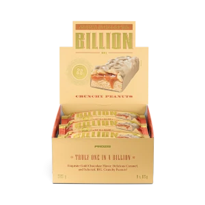 Billion - Proteinriegel mit Erdnüssen und Goldschokolade x 9