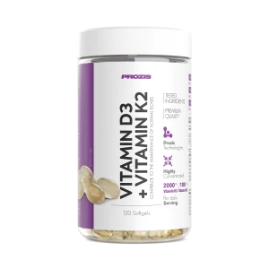 Vitamine D3+K2 120 capsules molles