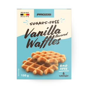 Sugars-Free Waffles (6 units) - Vanilla Flavored