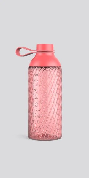 Spiral Shaker Bottle - Pink