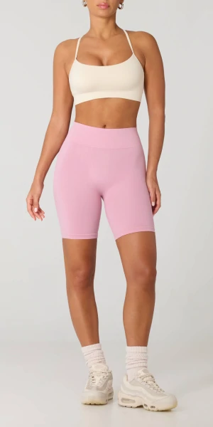 Athleisure Mid-Waist Cycling Shorts 