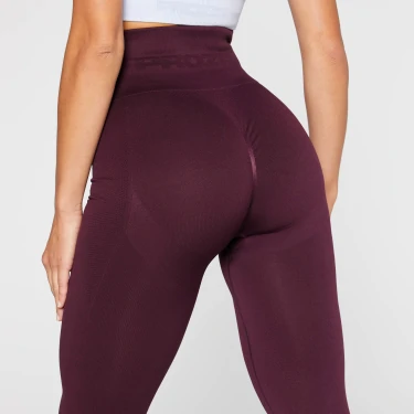 Peach Perfect High Waist Leggings - Bordeaux
