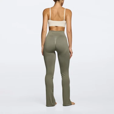 v1486176 prozis_gym--tonic-medium-waist-flared-pants-olive-green_xs_olive-green_other3.webp