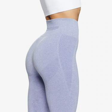 Contour High Waist Leggings - Lilac Melange