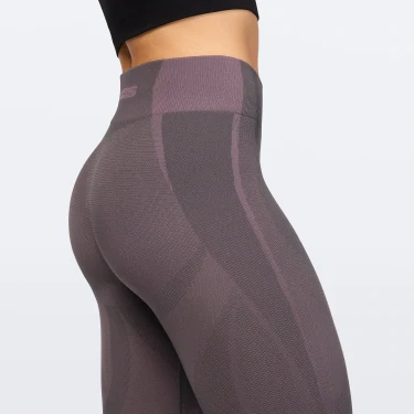 Machina Regular Waist Leggings - Dark Lilac