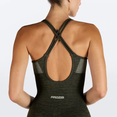 v1494883 prozis_falcon-short-jumpsuit-dark-green-melange_xs_dark-green-melange_other4.webp