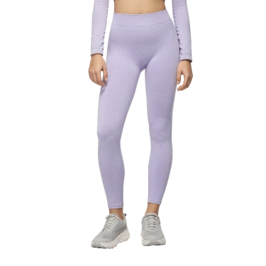 Alpine Regular Waist Leggings - Purple Melange